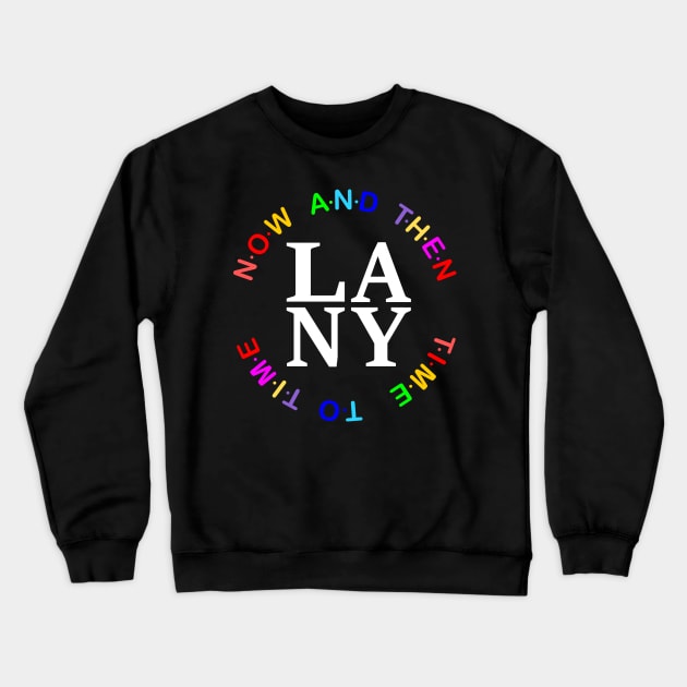 Los Angeles and New York. (Color Version) Crewneck Sweatshirt by Koolstudio